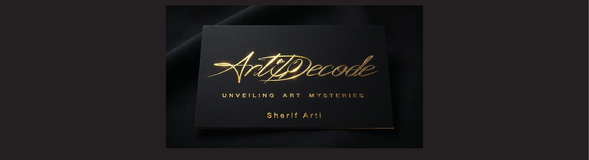 ArtiDecode — Sherif Arti Business Card